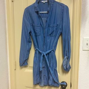 Blue Jean button up dress